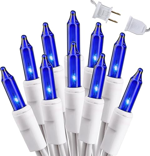 Brizled - Luces incandescentes de Navidad para decoración de interiores o al aire libre