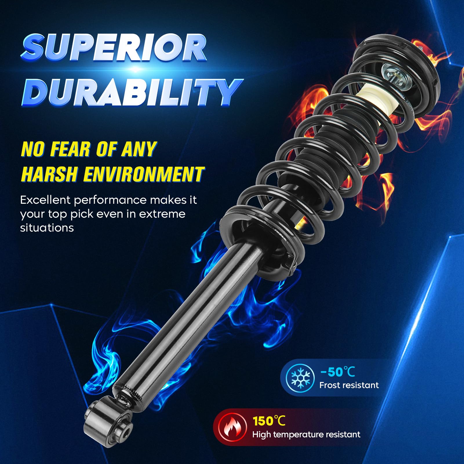 Front Left & Right Side Strut Coil Spring Shock Costa Rica - View #13