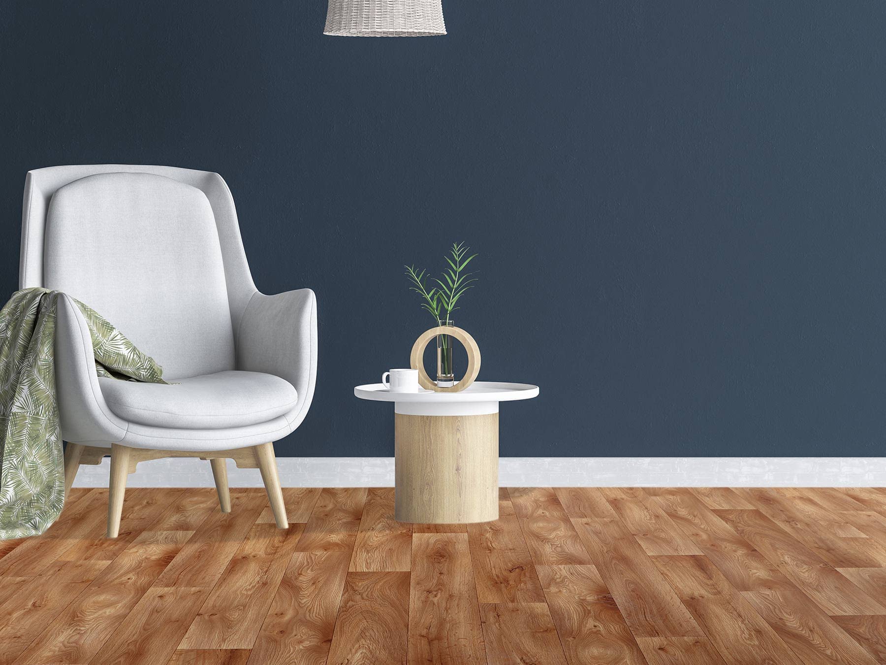 Primaflor PVC Boden Turin | 200x400 cm | Naturholz Diele 1300 | 2,00 m Breite | 2,3 mm | CV Bodenbelag Meterware in Holzoptik | R10 | für Wohnräume Küche Bad Büro Messe | Vinylboden zum Kleben