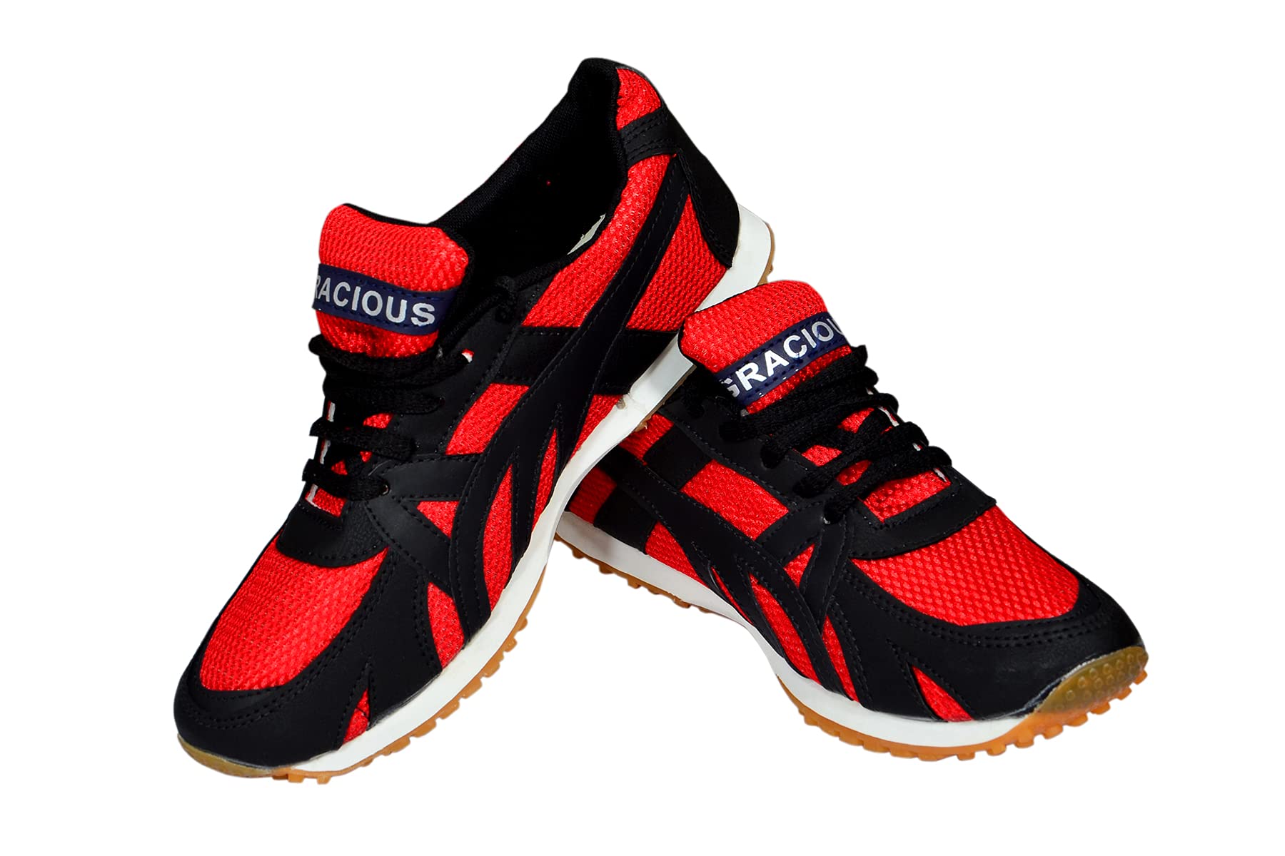 gracious running and training sports shoe red