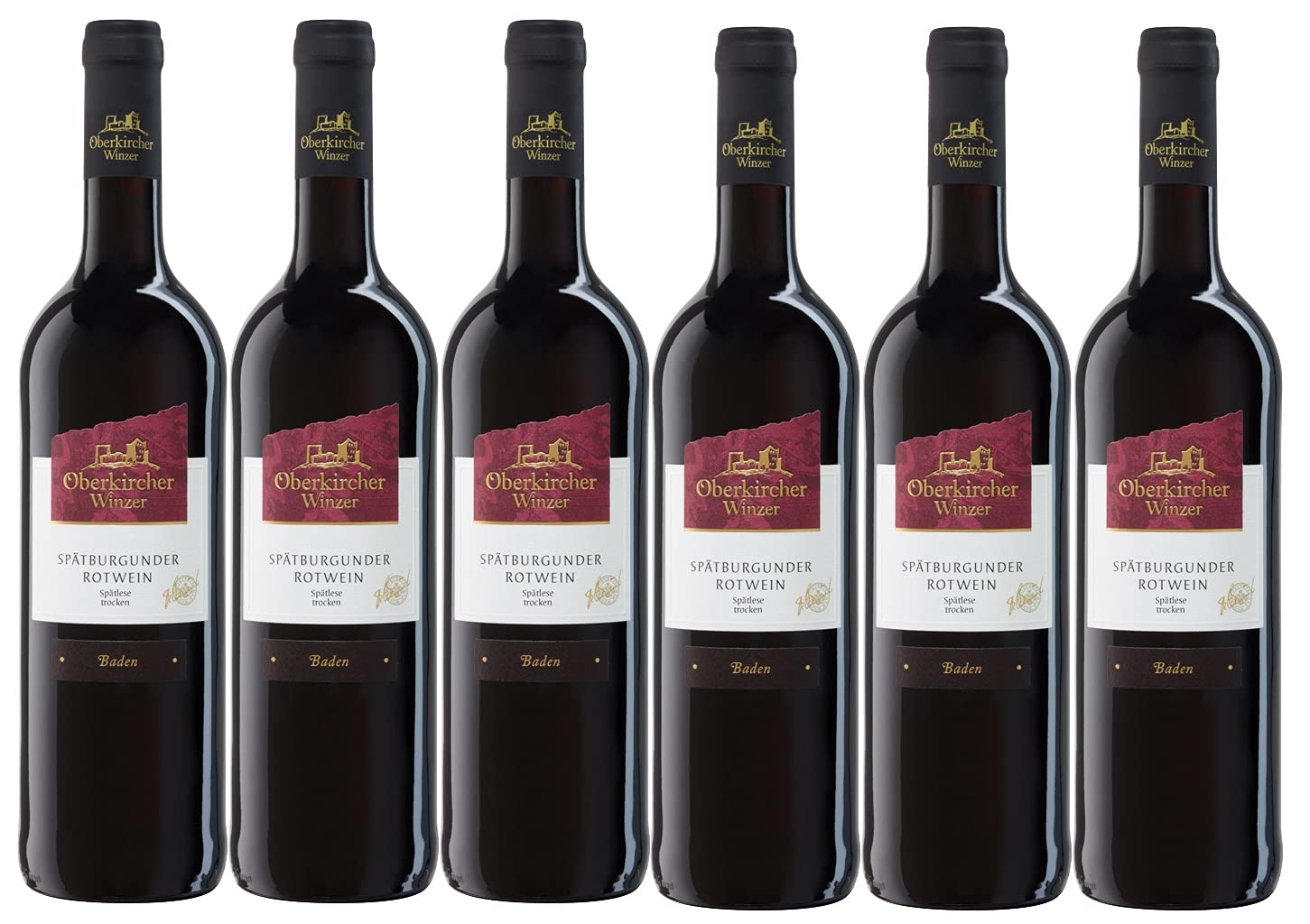 Oberkircher Winzer Collection Oberkirch Spätburgunder Rotwein Spätlese (6 x 0,75L)