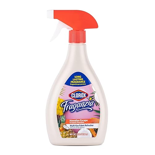 Clorox Fraganzia - Spray refrescante de 22 onzas Hawaiian Escape  Spray refrescante de tela multiusos en aroma de escape hawaiano  Spray de tela,