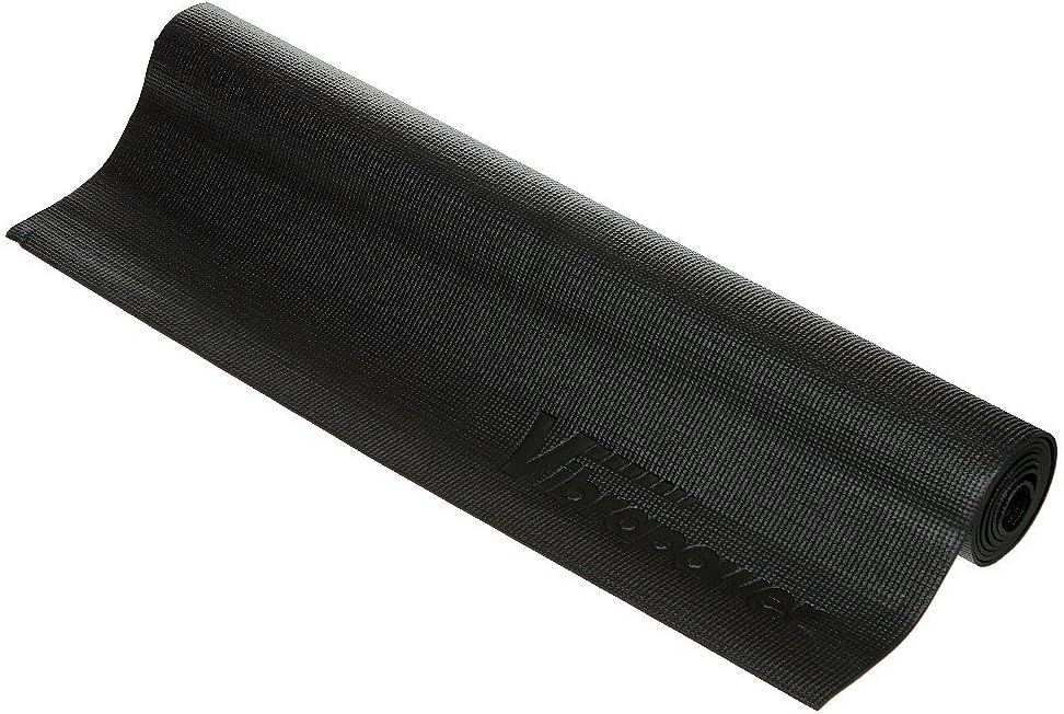 Home Fitness Mat for Yoga and Exercise, Black
