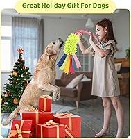 Vista 19 de Juguetes de cuerda para perros, juguete de cuerda para perro casi indestructible con chirrido fuerte, juguete interactivo ideal para entrenamiento