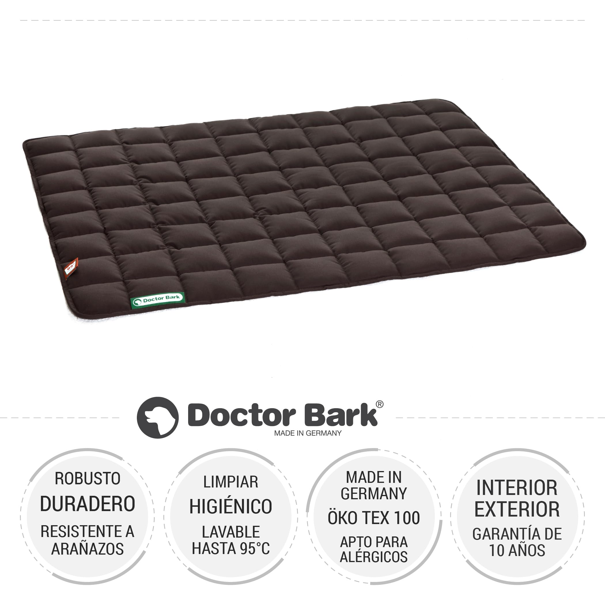 Doctor Bark Manta de Perros, Robusto, Lavable a 95 ° C - Disponible en Diferentes tamaños y Colores