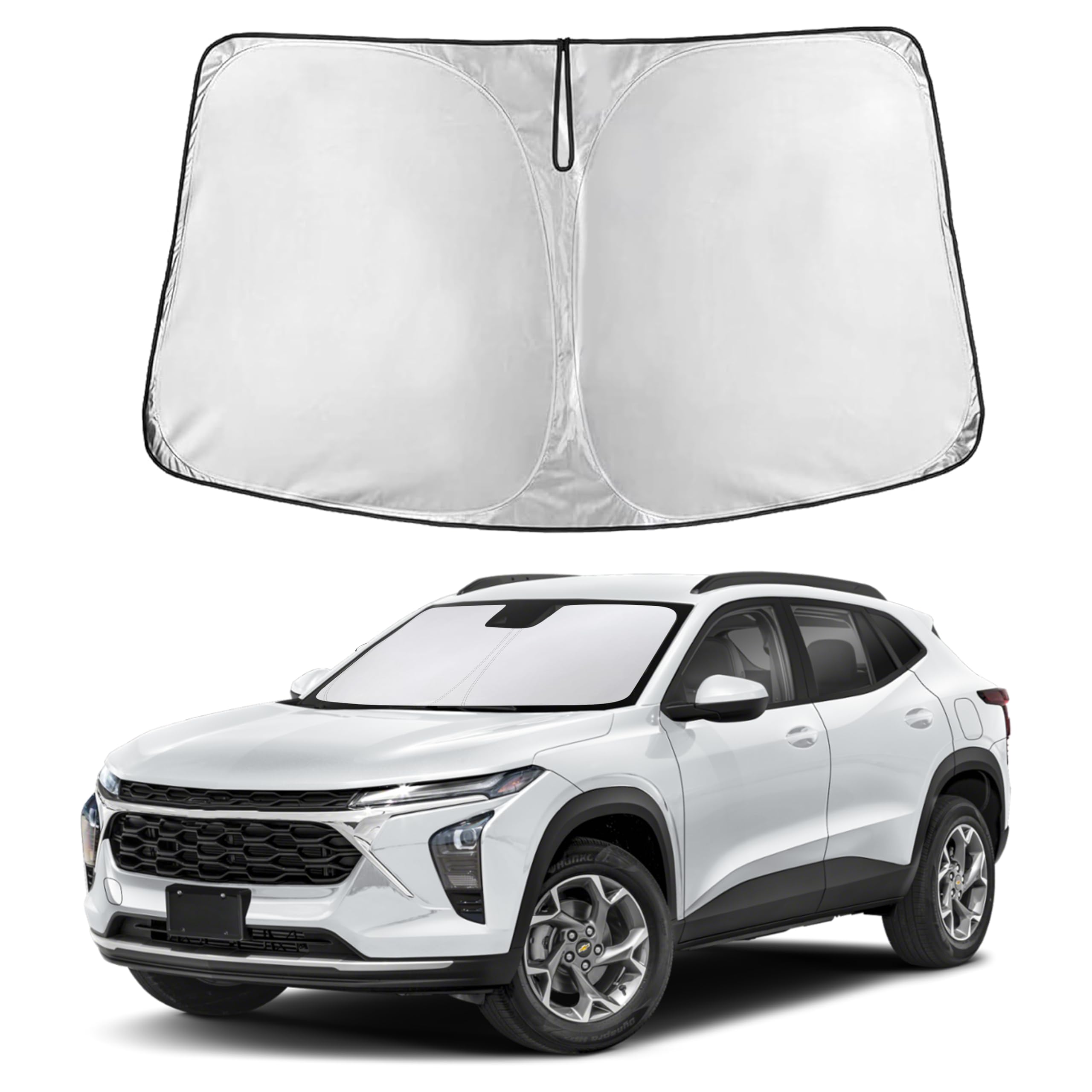 EcoNour Windshield Sun Shade Compatible for Chevrolet Trax 2024 2025 2026