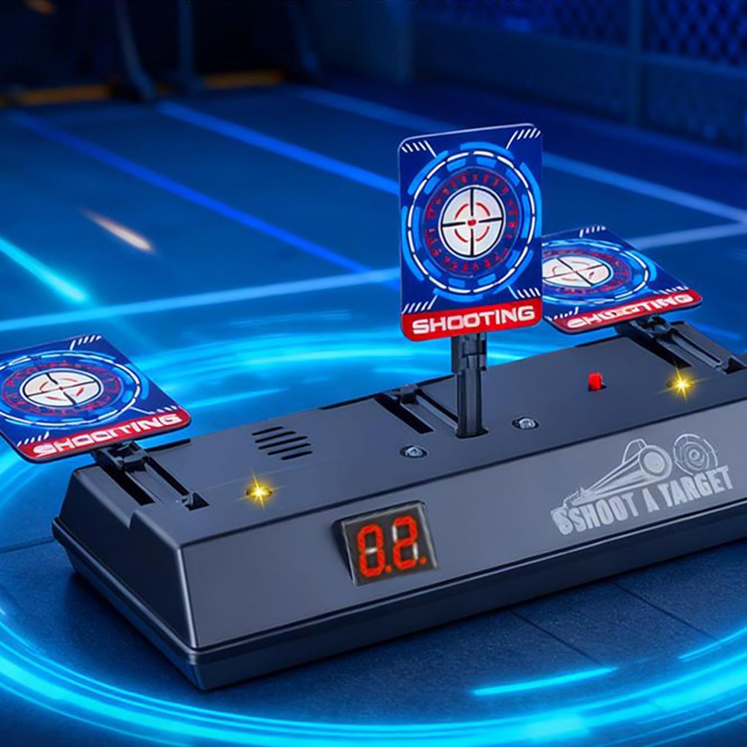 Scoring Digital Target,Automatic Portable Electronic Moving - Light Up Target Toy Training System - for Kids Teens Indoor Outdoor Home Backyard Birthday Christmas