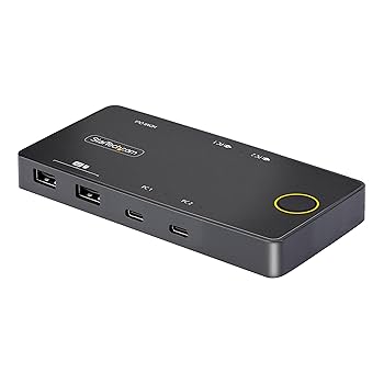 StarTech 2ポート KVM切替器 USB3.0 DP KVMスイッチ KVMスイッチ／2ポート／1画面／DisplayPort 1.2／4K60Hz／USB
