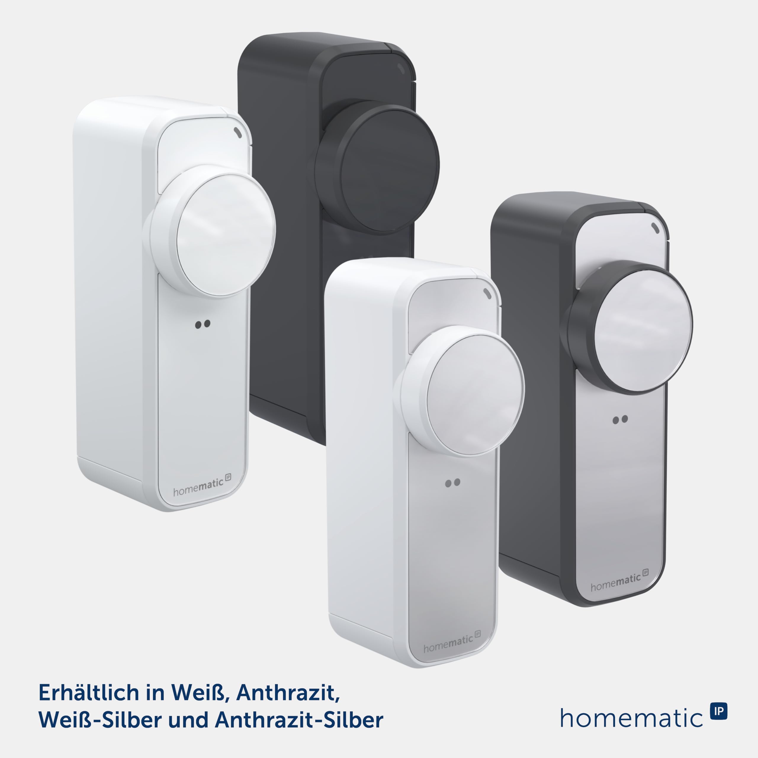 Homematic IP Türschlossantrieb – pro, weiß, Smart Home, permanente Türüberwachung, Smart Lock, elektronisches Türschloss, einfach nachrüsten, Tür steuern per App, Alexa & Google Home, 161671A0
