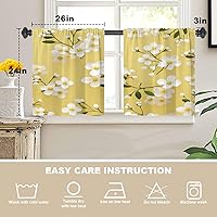 Vista 749 de Cenefas de cocina modernas con patrón de cobre marrón dorado para ventanas, cenefas opacas abstractas de marcas de arañazos y cortinas opacas