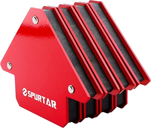 4 imanes de soldadura de 25 libras imanes y abrazaderas de soldadura fuertes soporte de soldadura magnético herramientas Mig de trabajo de metal