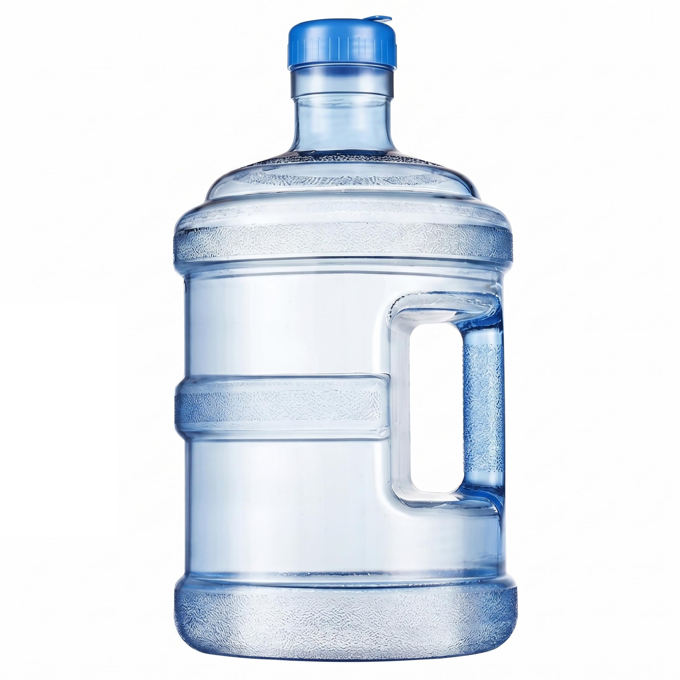 Pichet à eau 2 gallons en PC alimentaire de 7,5L avec bouchon fileté