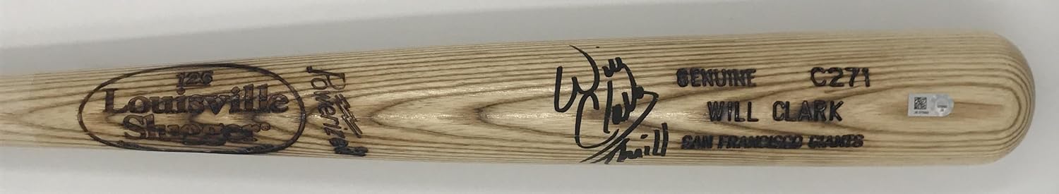Will Clark Autographed "Thrill" Game Model Louisville Slugger Bat - Autographed MLB Bats