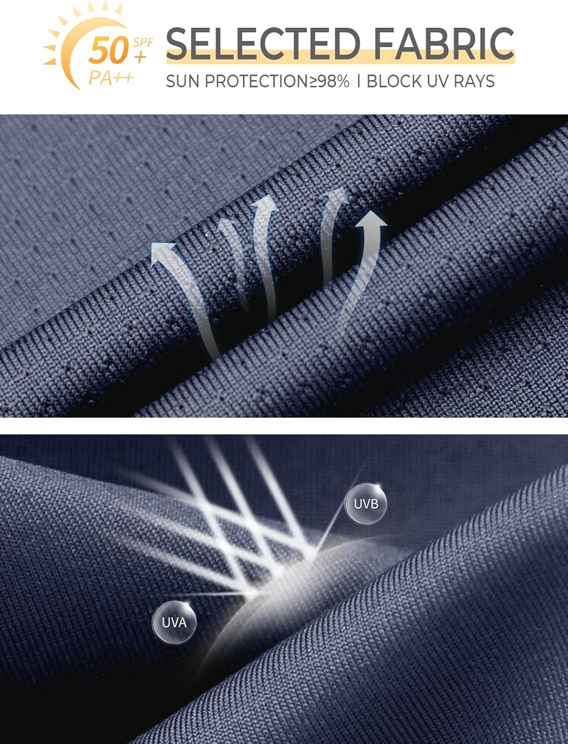 NORTHYARD Men's Sun Protection Shirts Long Sleeve Swim Beach Rash Guard SPF UV UPF 50+ Fishing T-Shirt Quick Dry Lightweight - Image 6