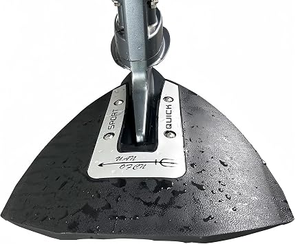 FO2003 Whale Tail Hydrofoil Stabilizer for 40 to 300 HP Outboard Motors and Sterndrive Engines Universal Silver