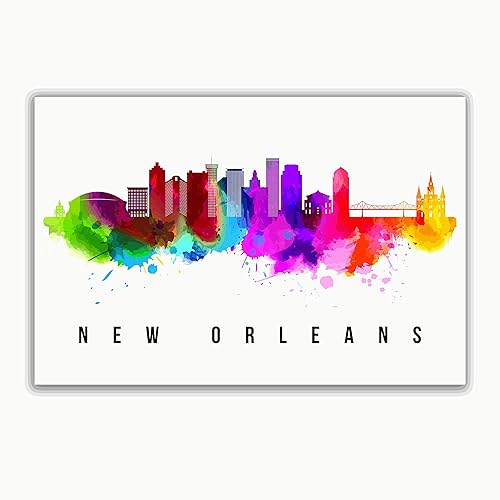 Vista 20 de Póster de Atlantic City Skyline New Jersey, pintura de paisaje urbano de Atlantic City, póster de Atlantic City New Jersey, impresión de paisaje