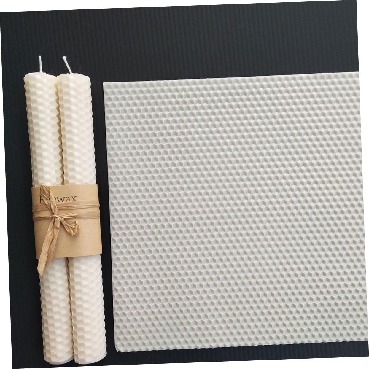 ULDIGI 10-pc Sheet Cotton Core Candle Making Kit 20x20cm Ideal for DIY Decor Occasions