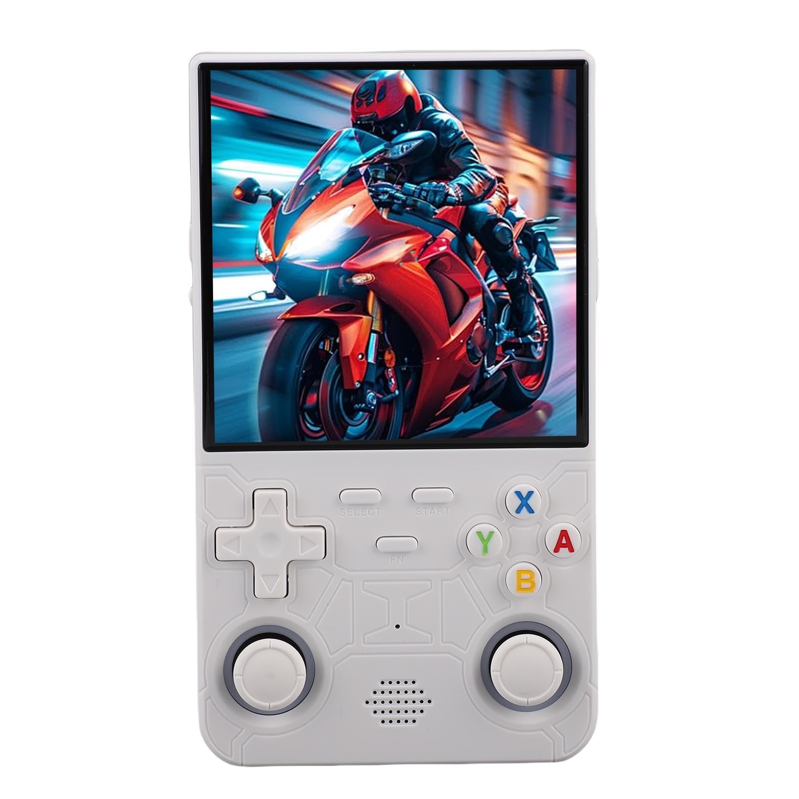 Generic Console da Gioco retrò con Schermo HD a Visualizzazione Completa e Oltre 30 Emulatori, Regalo Perfetto per i Giocatori retrò, Bianca (64G)