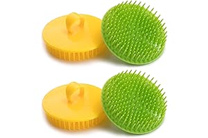 Cepillos para lavar baños: Hair Scalp Brush Dandruff Cleaning Brush Shower Scalp...