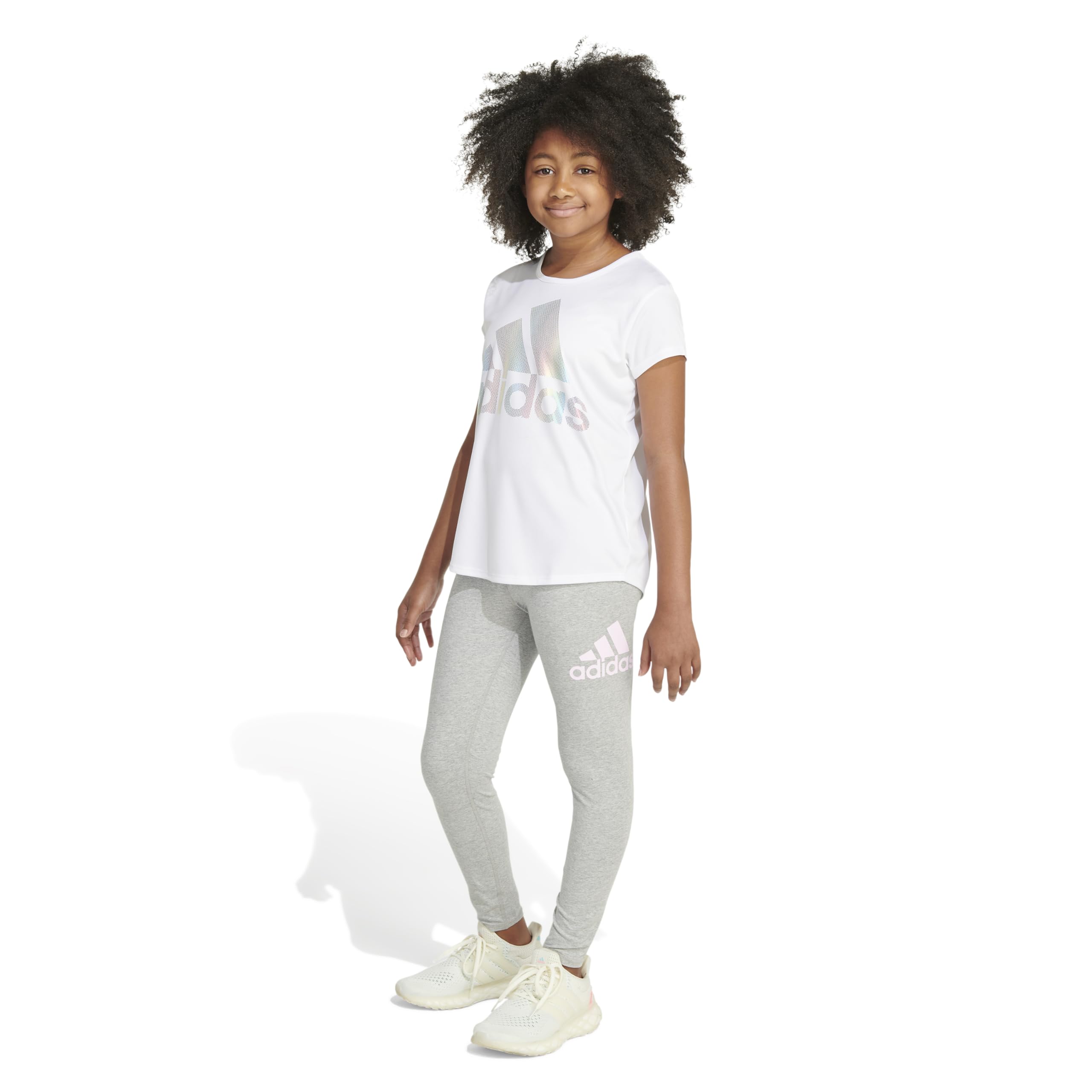 adidas Essential Sportswear Logo Fitted Legging Leggings Bambine e Ragazze