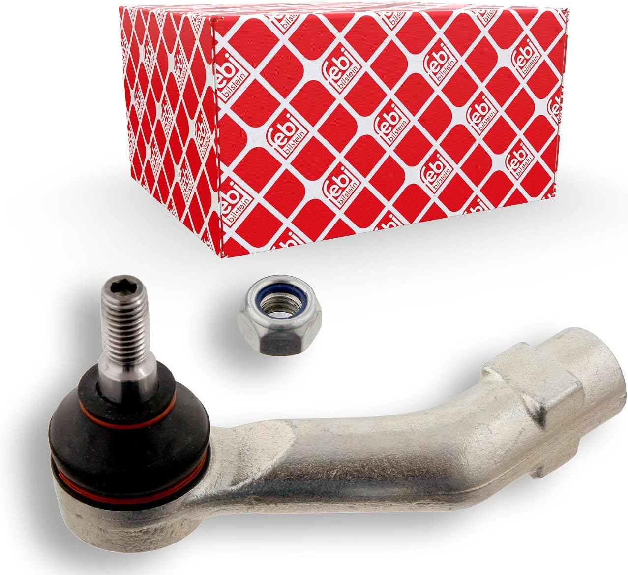 febi bilstein 29419 tie rod end with lock nut (front axle left) - Pack of 1