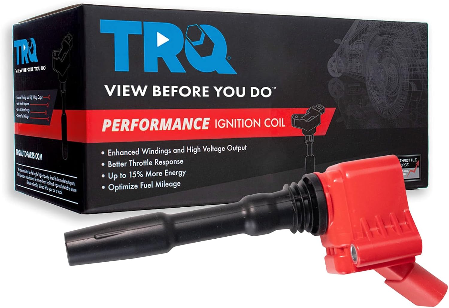 TRQ Premium High Performance Engine Ignition Coil for Audi Volkswagen New