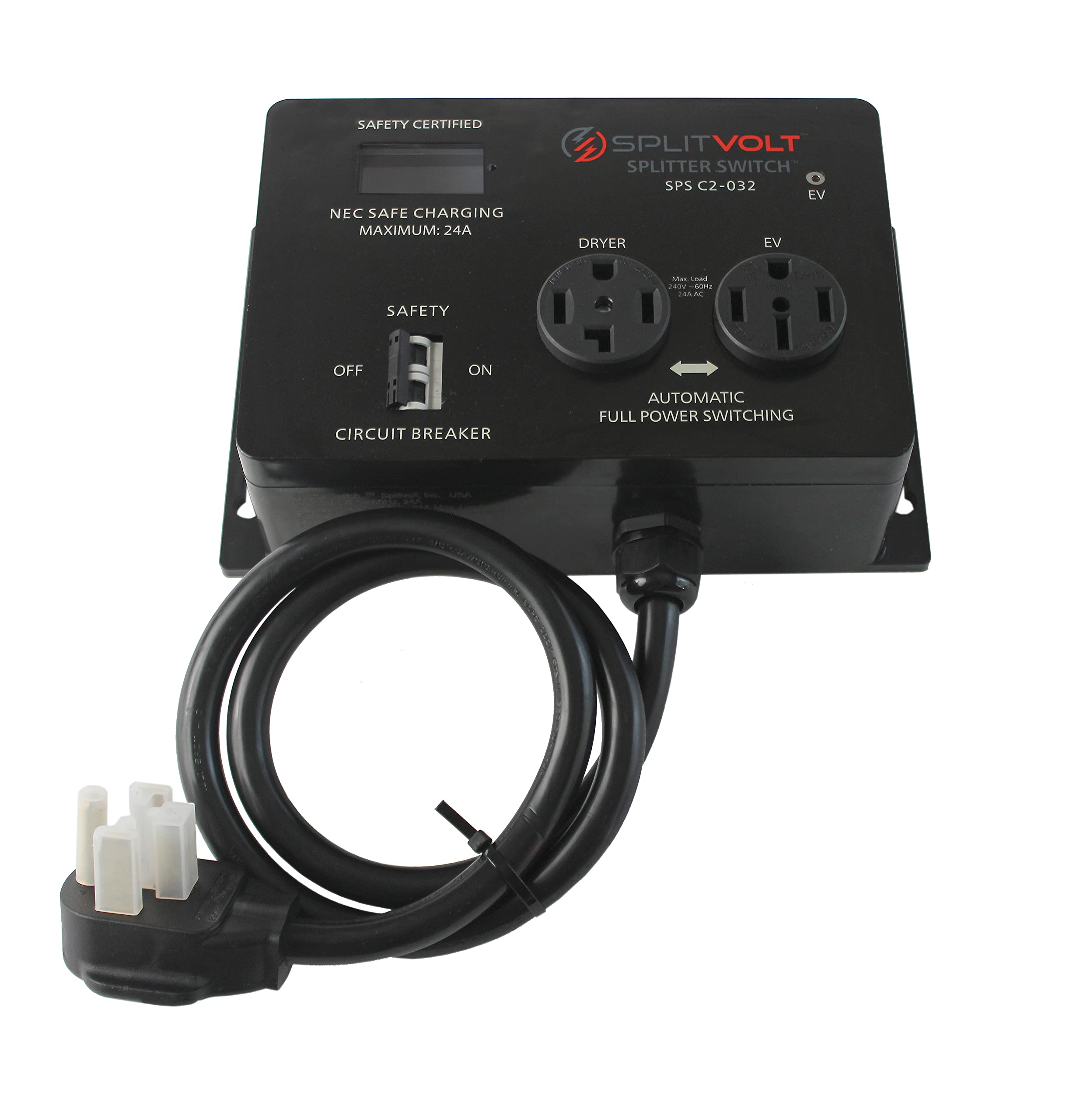 Splitvolt Splitter Switch Automatic Power Switch Outlet Splitter