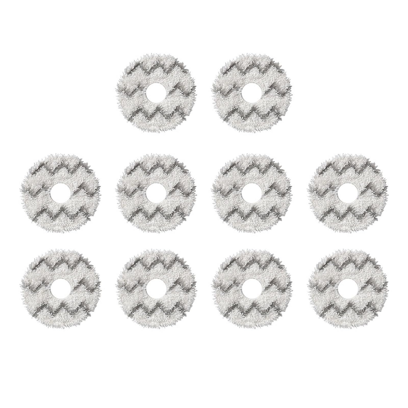HIZON Mop Cloth ，Compatible For Ecovacs， X1 X2 X5 T10 T20 T30 T50 N30 N9+ Accessories Robot Vacuum Cleaner Microfiber Mop Pad Part(SET5)
