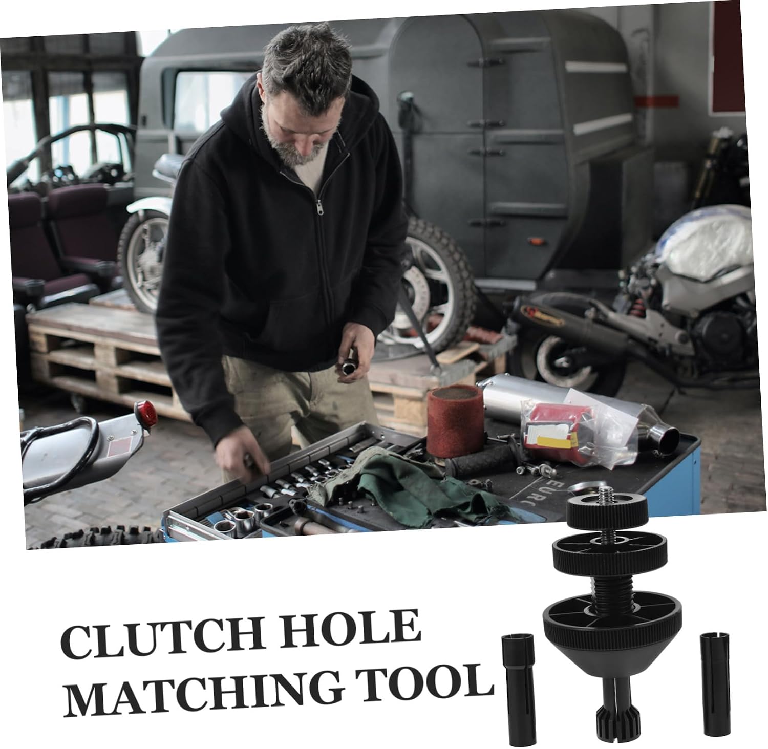 1set Clutch Alignment Tool Kit Clutch Centering and Hole Tools for Automotive Calibration Compatible Various Vehicles Easy to Use and Improves Performance