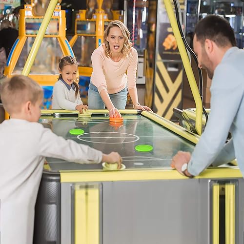 Miniatura 5 de Coopay 12 discos de hockey de aire para el hogar, discos de repuesto pesados de 2.5 pulgadas para mesas de juego, accesorios de equipo, 0.44 onzas