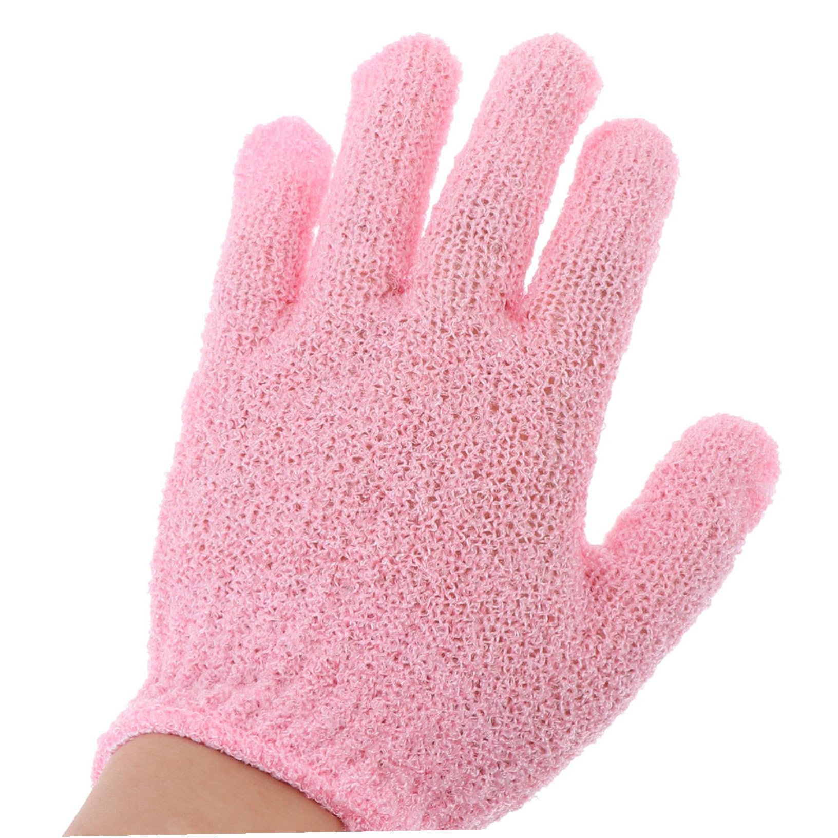 Anneome 16 Paia Guanti Esfolianti per Corpo Guanto da Bagno in Nylon Bifacciale Guanti Scrubber per Doccia Spa Cinque Dita per Lavaggio del Corpo per Uomo e Donna