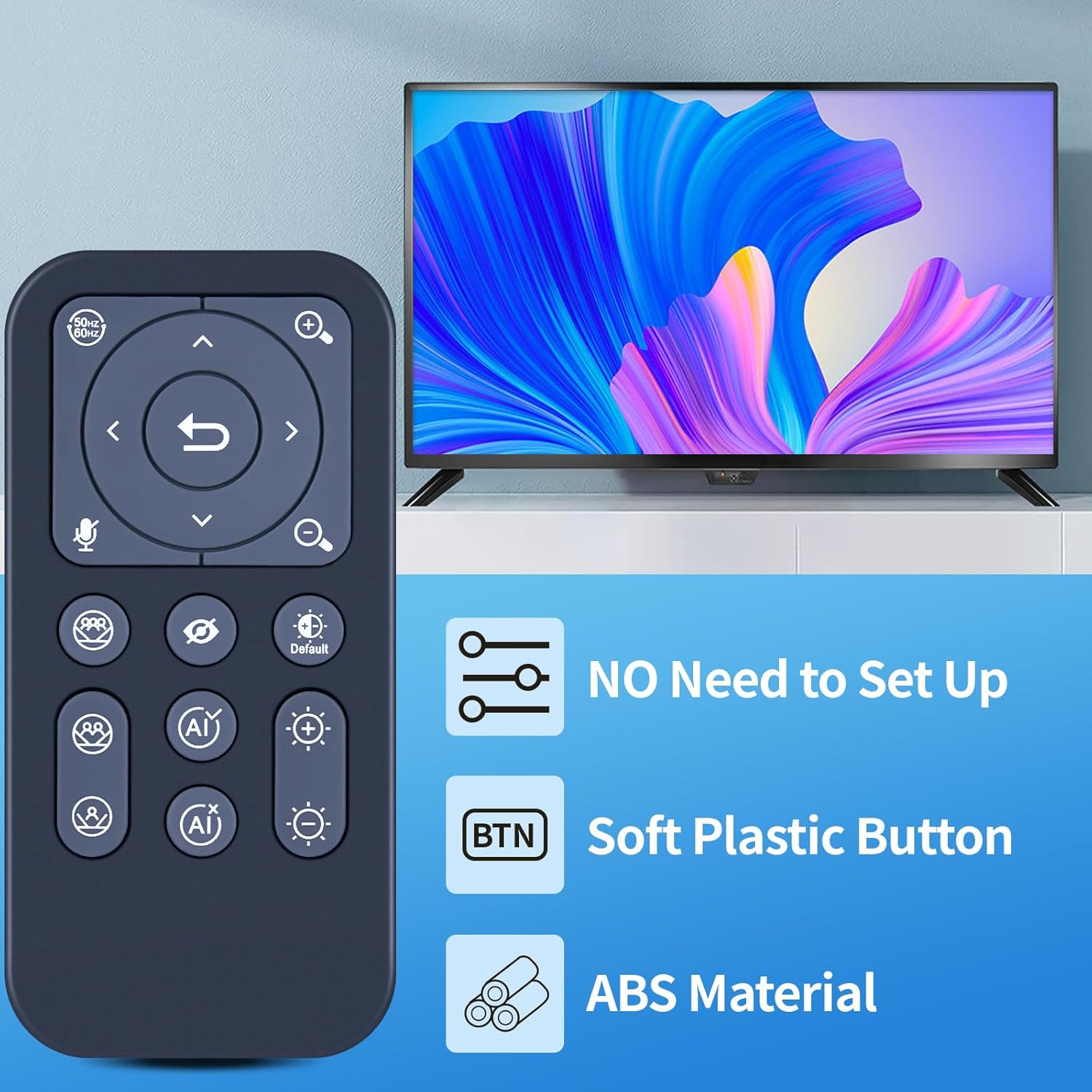 交換用リモコン Angetube 913AI用 4K AI ウェブカメラ ウェブカメラ対応 自動光補正機能付き