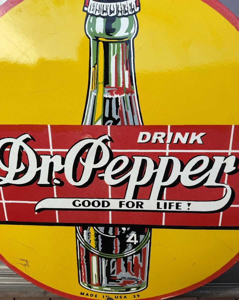 ドクターペッパーアルミ看板 Dr Pepper 看板 : ドクターペッパーメタル
