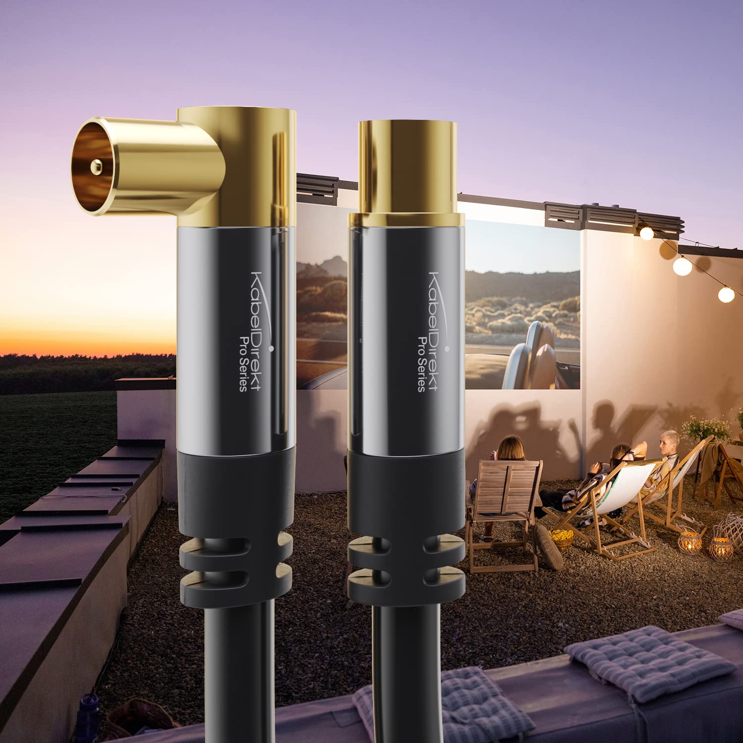 Cavo Bnc Maschio Bnc Maschio Cavo Coassiale RG6 Quad Shield Nero/bianco - Per TV Satellitare, Antenna, Estensioni Cavo Antenna TV Satellitare RG6 Quad Shield Nero Bianco - Foto 6