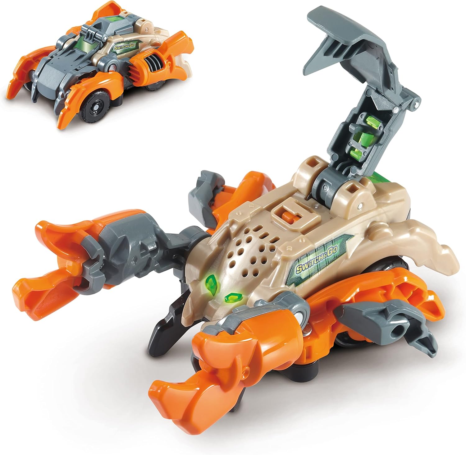 VTech, Switch&Go Dinos OneClick, Poison the Armored Scorpion, Dinosaurs and Action Figures
