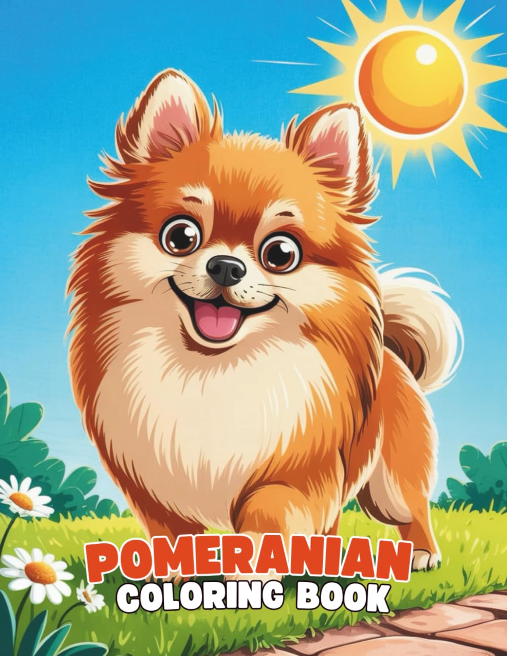 Pomeranian Coloring Book: A Cute and Relaxing Dog Coloring Experience for All Ages: 40+ Fluffy Pomeranian Illustrations to Color | Adorable and ... Book - Paws & Colors: Dog Breed Adventures)