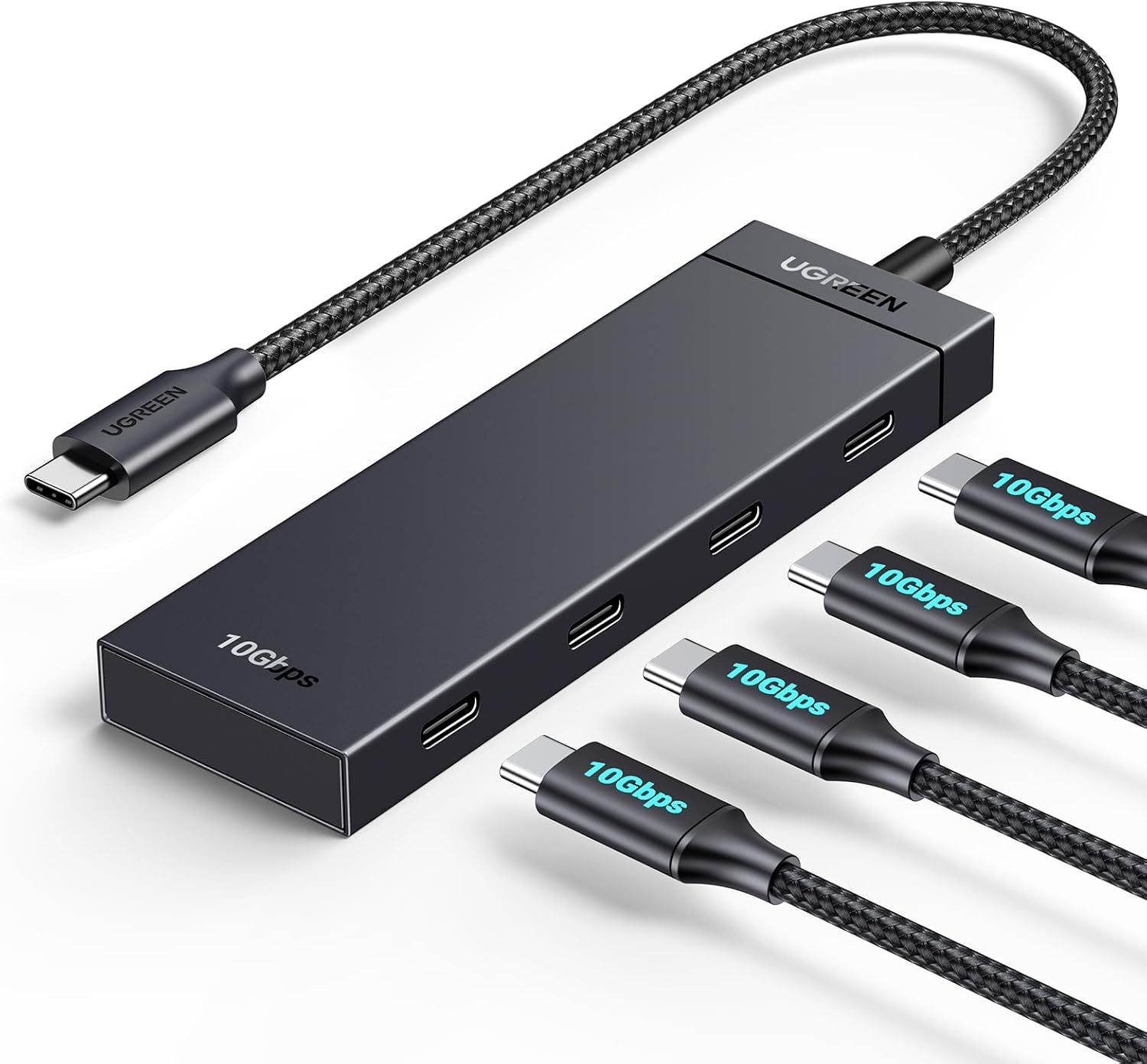 UGREEN USB C Hub 4 Ports, Multiple USB 3.2 Hub, 4x10Gbps Data Transfer
