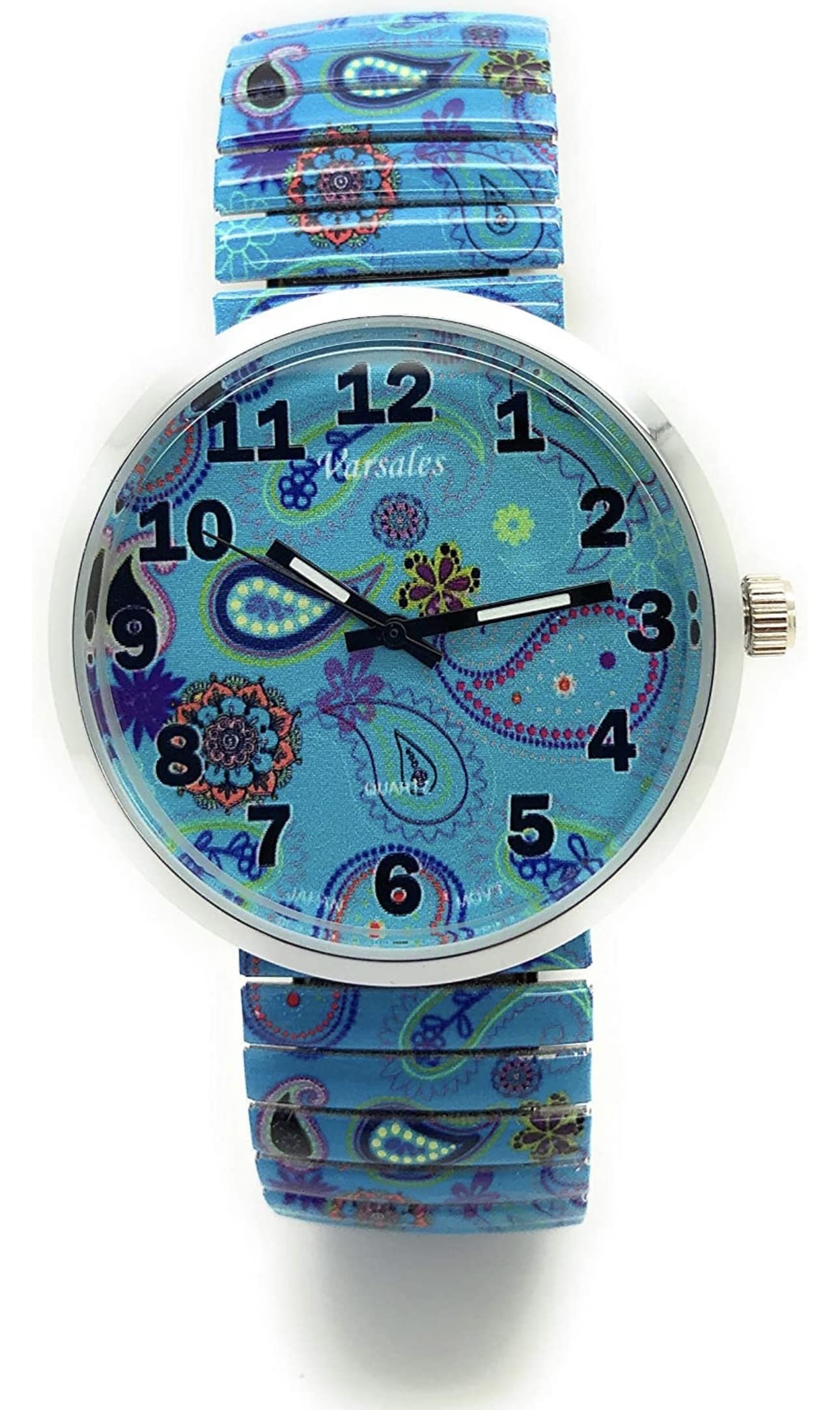 VERSALES Ladies Novelty Elegant Stretch Elastic Band Analog Quartz Fashion Watch Varsales