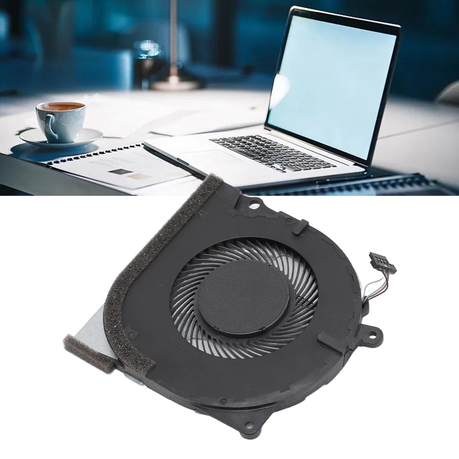 Ventola di Raffreddamento CPU per HP Probook Serie 430 G6, Dissipatore di Ricambio per CPU Portatile a 4 Pin, per un Raffreddamento Migliorato