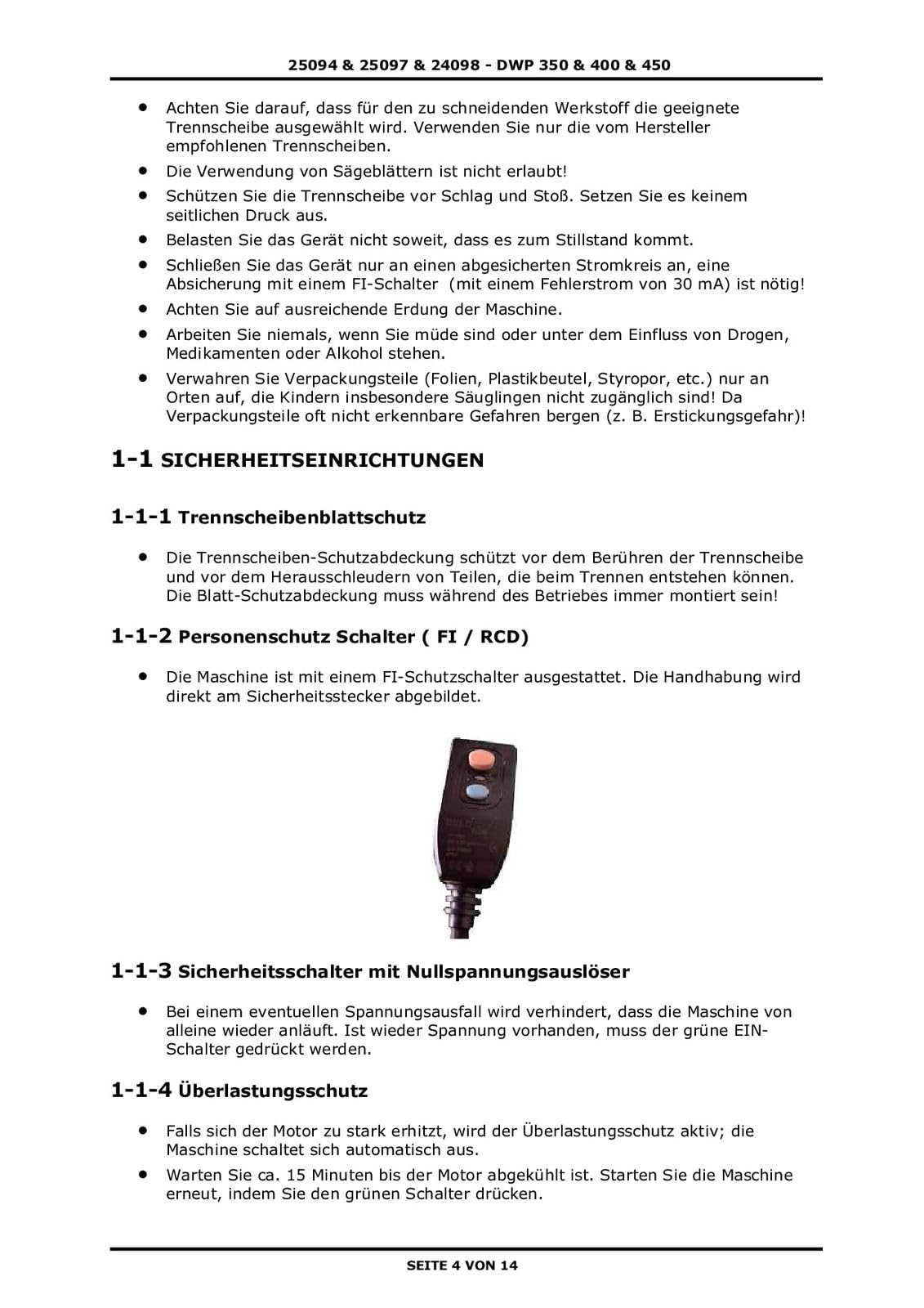 DEMA DSS 350P Piła do kamienia