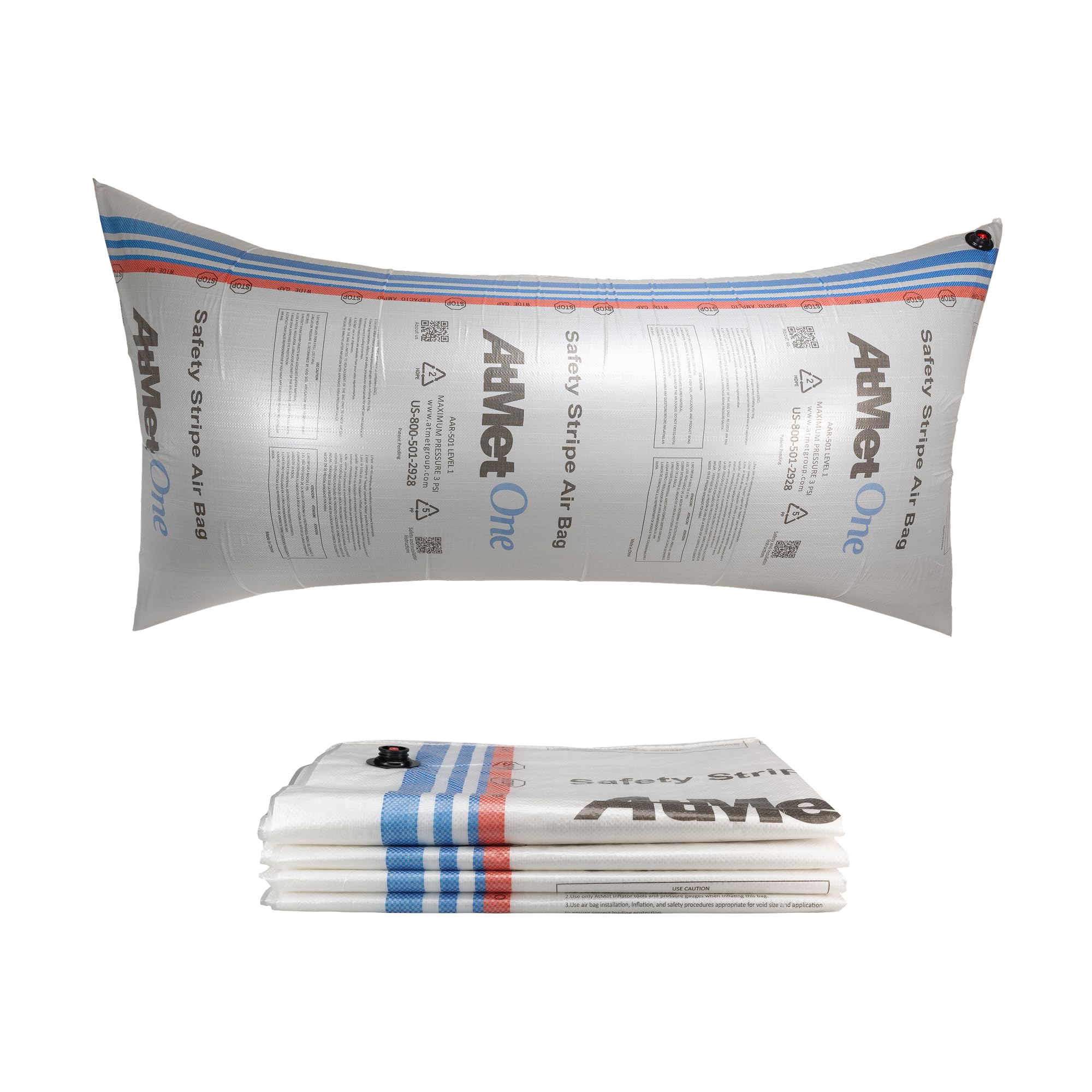 Dunnage Airbags 36" x 72", Pack of 5 - USA-Made Woven PP Dunnage Bags