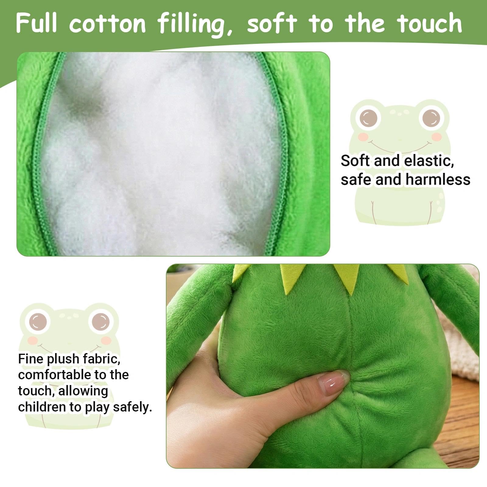 Kermit Rana Marionetta, Kermit Peluche, Pupazzo di Peluche Rana Marionetta, Burattini da Mano per Bambini, Marionette da Mano Animali Muppet Show Natale, Pasqua per Raccontare Storie, Insegnare