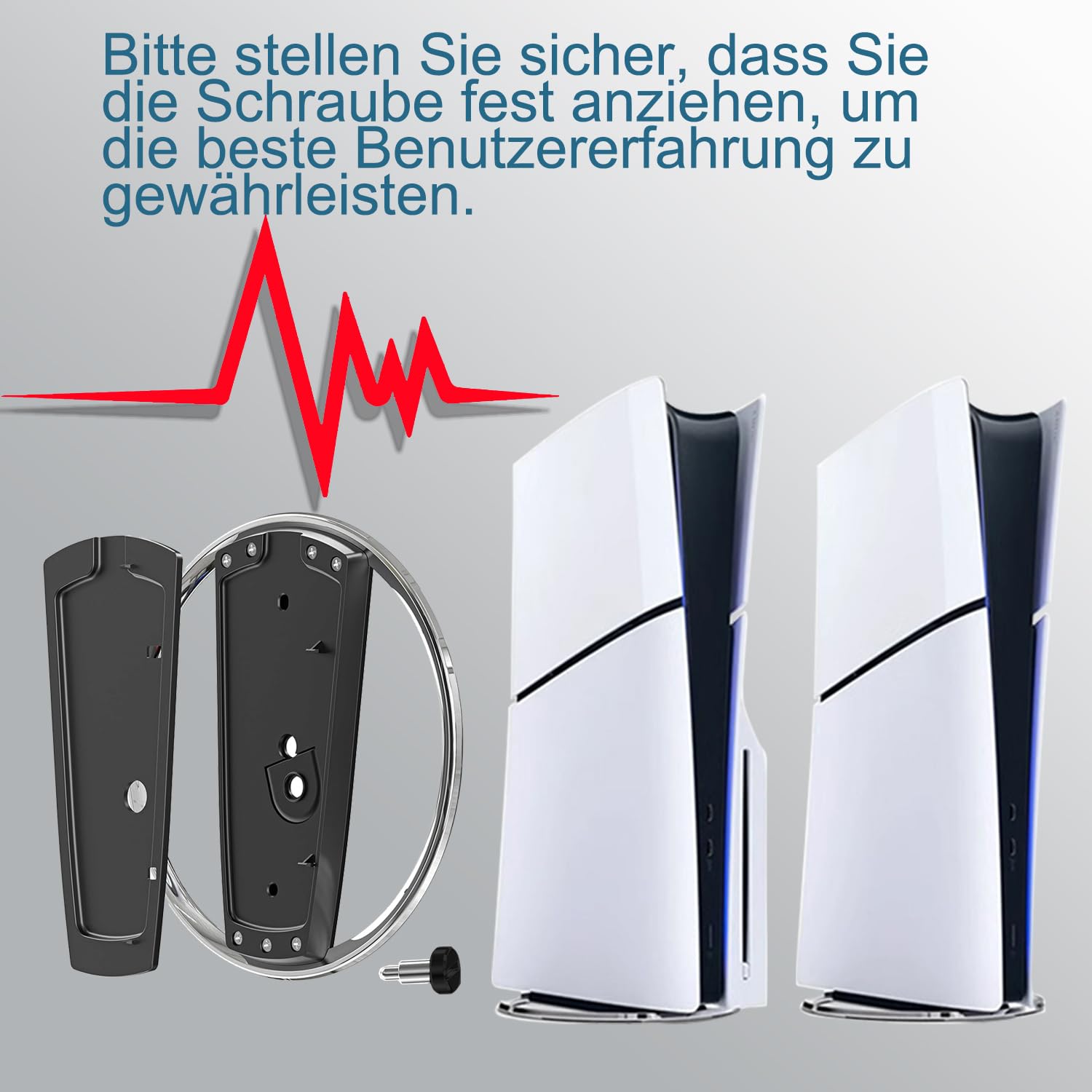 Supporto verticale per PS5 Slim e Playstation 5 Pro - Supporto verticale per console PS5