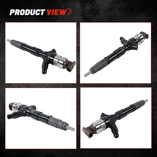 Miniatura 7 de 4PCS 095000-7780 095000-7781 23670-30280 23670-39316 23670-39315 Inyector común del carril para Toyota Hilux Hiace Land Cruiser 2.5L 3.0L 1KD-FTV