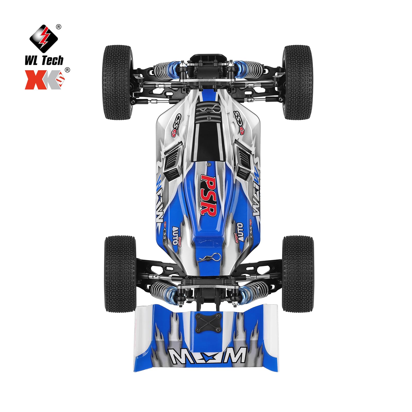 HUIOP 144011 Coche de Control Remoto 1/14 2,4 GHz 65 KM/H Coche Todoterreno de Alta Velocidad Vehículo 4WD Regalos para Adultos,Coche teledirigido 4WD