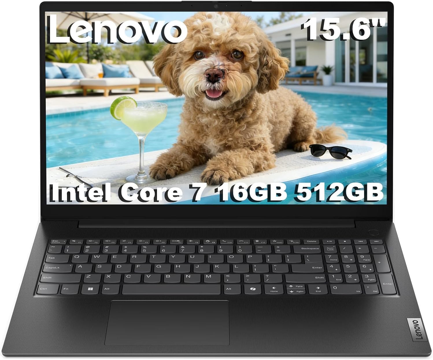 Lenovo V15 Gen 5 Business Laptop (15.6" FHD Anti-Glare, Intel 10-Core 7 240H (> Ultra 7 155U), 16GB DDR5 RAM, 512GB SSD), Webcam w/Shutter, Numeric Keypad, Ethernet, HDMI, Win 11 Pro (Renewed)
