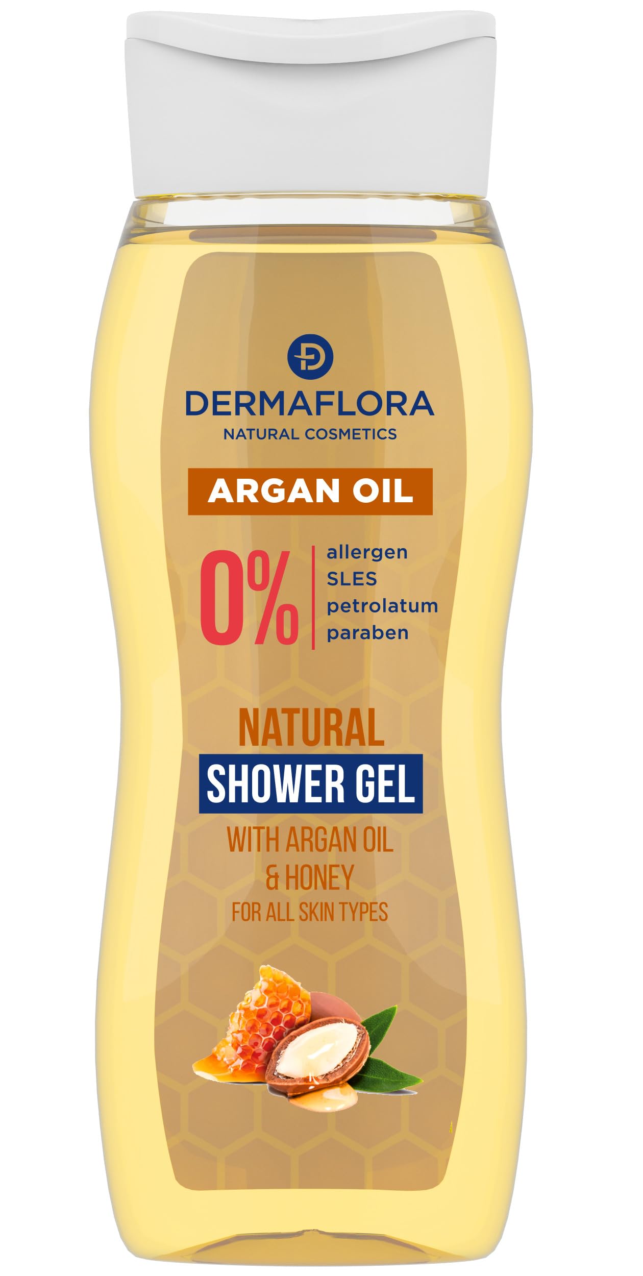 Dermaflora Argan Oil Body Care Gift Set, Shower Gel, Liquid Soap & Hand Cream Set - Image 2