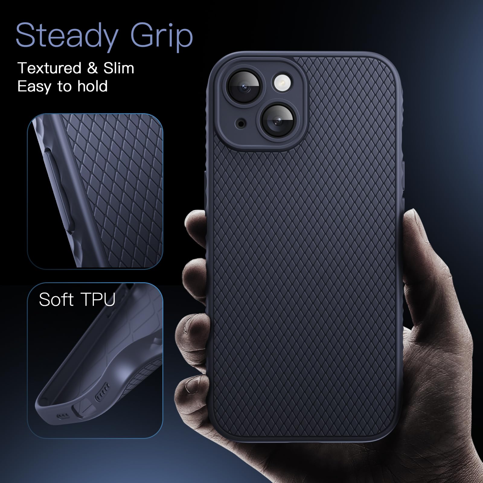 Custodia In Silicone Per Display Xiaomi 4 Pro/5/5 Pro/5 Max: Protezione Antigraffio E Impermeabile (nera)