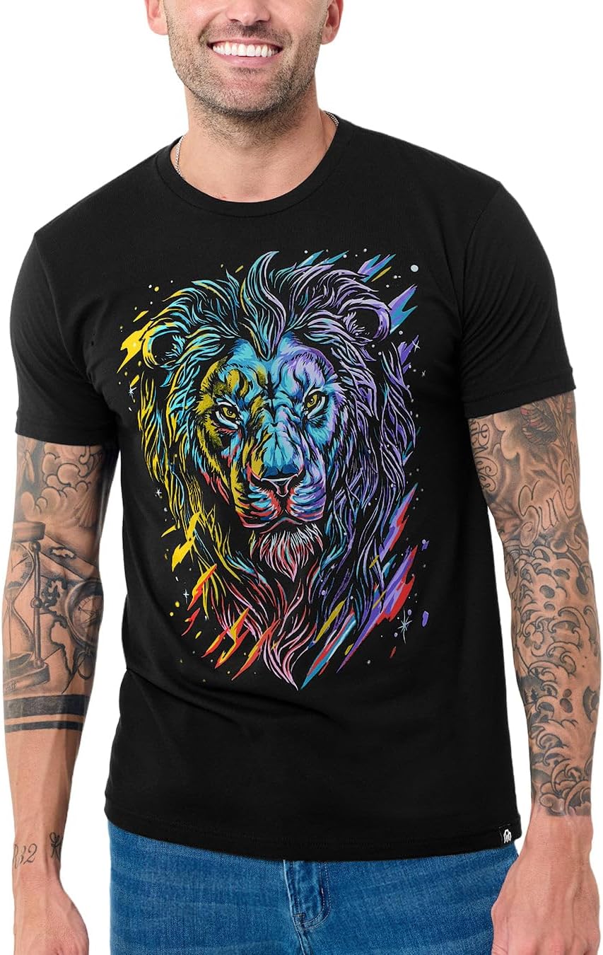 INTO THE AM Cool Graphic T-Shirts for Men S - 4XL Premium Quality Unique Graphic Art Tees