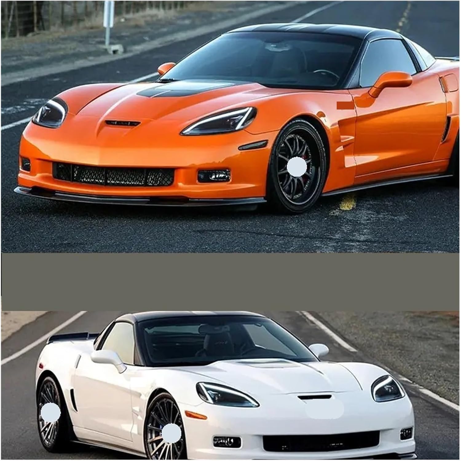 ペアヘッドランプシボレーコルベット C6 2005-2013 車のヘッドライト